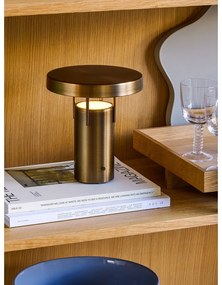 Bronzszínű LED dimmelhető asztali lámpa (magasság 20 cm) BringMe – Hübsch