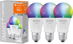 Ledvance SET 3x LED RGBW Dimmelhető izzó SMART+ E27/9,5W/230V 2700K-6500K - Ledvance P224713