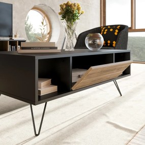Mistico Black and Walnut konferenciaasztal