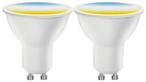 2 db-os szett: dimmelhető MESH Smart LED-izzó GU10/6,5W/230V 2700-6500K + távirányító - Aigostar