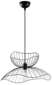 Fekete függőlámpa fém búrával ø 50 cm Farac – Opviq lights