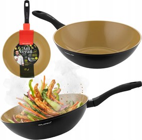 Wok serpenyő 28 cm Kerámia indukciós Florina AmVegan by Gessler