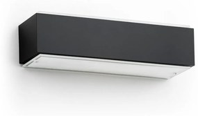 Argon 8366 - Fali lámpa CARLSON 1xE27/15W/230V 30 cm fekete