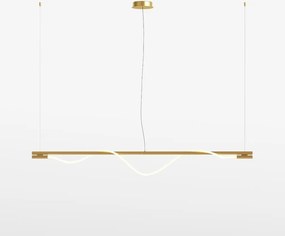 MAYTONI MOD166PL-L20G3K TAU Modern Led Függesztett Lámpa Fehér, Arany LED IP20