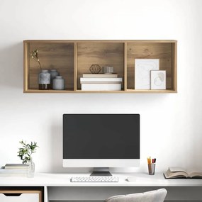 Fali TV szekrény kézműves tölgy 37 x 37 x 107 cm Faanyag