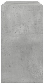 betonszürke szerelt fa mosdószekrény 63 x 29 x 55 cm