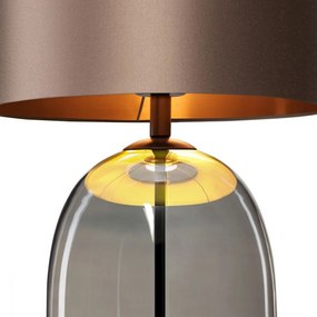 Kaspa SALVADOR BLACK 41124107 Asztali lámpa 1x25W/E27 IP20