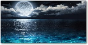 Fotótapéta üvegfalra Telihold 140x70