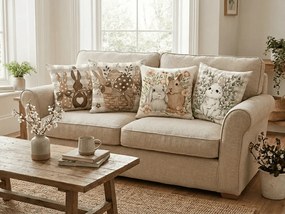 Lenvászon párnahuzat HOPELLE 45x45 cm, színes