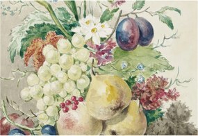 Flizelin Dekoratív fotótapéta Hálószobába Virágok és gyümölcsök 152x104