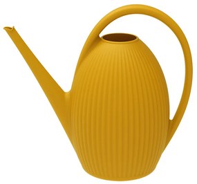 Műanyag bordázott locsolókanna, 9,6 literes, sárga