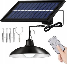 Csillár napelemes függeszték lámpa kültéri mennyezeti távirányító