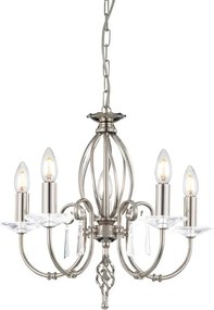 Elstead Lighting AEGEAN AG5-POL-NICKEL Csillár 5x60W/E14