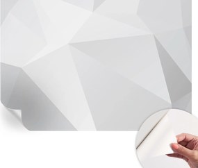 Modern öntapadós fali fotótapéta Szürke háromszögek 152x104 cm