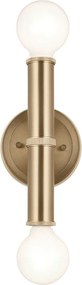Quintiesse klasszikus fali lámpa torche barna elsqn-torche-2w-cpz IP44