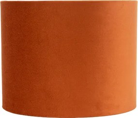 Szövet lámpaernyő narancssárga, arany belsővel 18/18/14