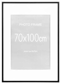 Marbella képkeret szett, 7 db fekete és 8 db natúr 70X100 cm