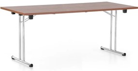 Összecsukható asztal 180 x 80 cm, dió