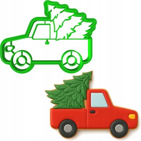 Karácsonyi Forma Mézeskalács lyukasztó Karácsony Autó karácsonyfa