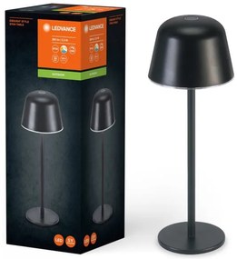 Ledvance - LED Dimmelhető kültér rechargeable lámpa TABLE LED/2,5W/5V IP54 fekete