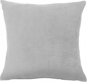 Dekoratív párnahuzat 40x40 szürke mikroszálas