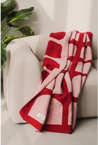 Piros-rózsaszín takaró 150x200 cm Gilli – noo.ma