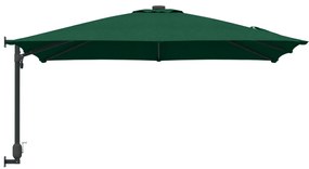 Teraszernyő Zöld Poliészter 300 cm x 300 cm Összecsukható