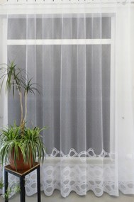 Mg Függöny jacquard 628/100 Fehér 200X250 M szalaggal