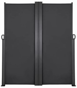 Oldalsó teraszmarkíz 200×600 cm - antracit