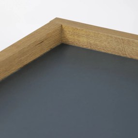 Konferenciaasztal díszes élű, 100 x 60 x 39 cm