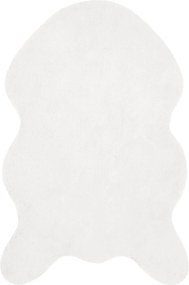 vidaXL Csúszásgátló Műnyúl Szőnyeg Olite Fehér 50 x 80 cm Poliészter
