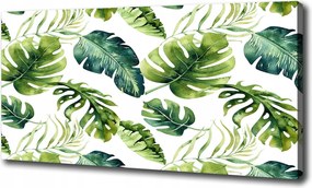 Vászonkép Trópusi levelek 100x70 cm