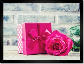 Poszterek keretben 40x30 Nőnap Ajándék Love