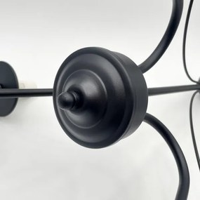 Brilagi - LED Csillár láncon COTTAGE 3xG9/40W/230V fekete/fehér