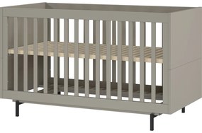 Szürke gyerekágy ágyráccsal 70x140 cm Tomino – Germania