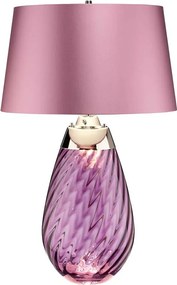 Elstead Lighting LENA LARGE LENA-TL-L-PLUM Asztali lámpa 1X7W/GU10+1x60W/E27