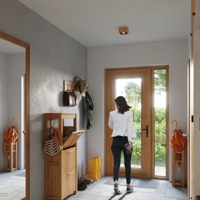 Sollux SL.0915 - Mennyezeti lámpa QUATRO AR111 1xGU10/40W/230V bükkfa