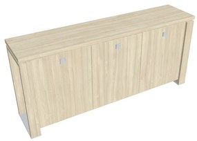Verno+ alacsony szekrény 200 x 46 x 90 cm, akác