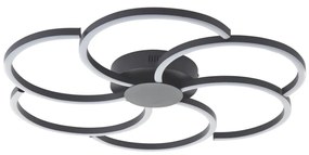 Brilliant - LED Mennyezeti lámpa FICO LED/32W/230V átm. 65 cm fekete