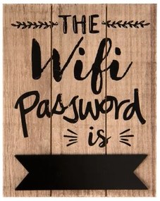 Fatábla,The wifi password is