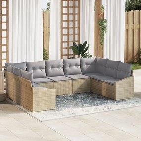 Kert étkező szett párnával 9 pcs Beige és Világosszürke