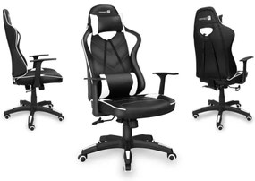 CONNECT IT CGC-0700-WH - LeMans Pro gamer szék fekete/fehér