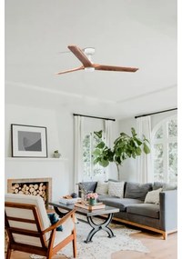 FARO 33810-1TW - LED Dimmelhető ventilátor  HEYWOOD LED/10W/230V 2700/4000/6000K + távirányító