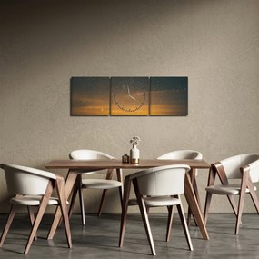 Egy csillagos ég képe (órával) (90x30 cm)