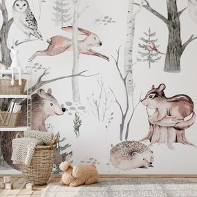 Fotótapéta - Erdei állatok (147x102 cm)