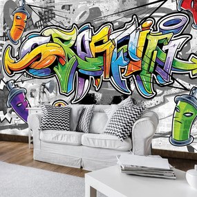 Fotótapéta - Színes Graffiti (152,5x104 cm)