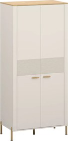 Szekrény, kasmír/kő tölgy, RUNOL 2D