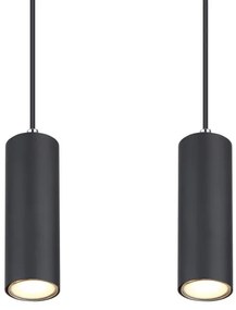 Globo 57911-4HB - ROBBY 4xGU10/35W/230V fekete függeszték