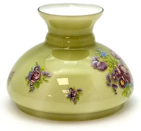 Petroleumlámpa JASMÍNA 50 cm erdőzöld színben