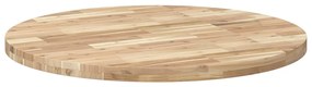 kerek tömör akácfa asztallap Ø90 x 4 cm